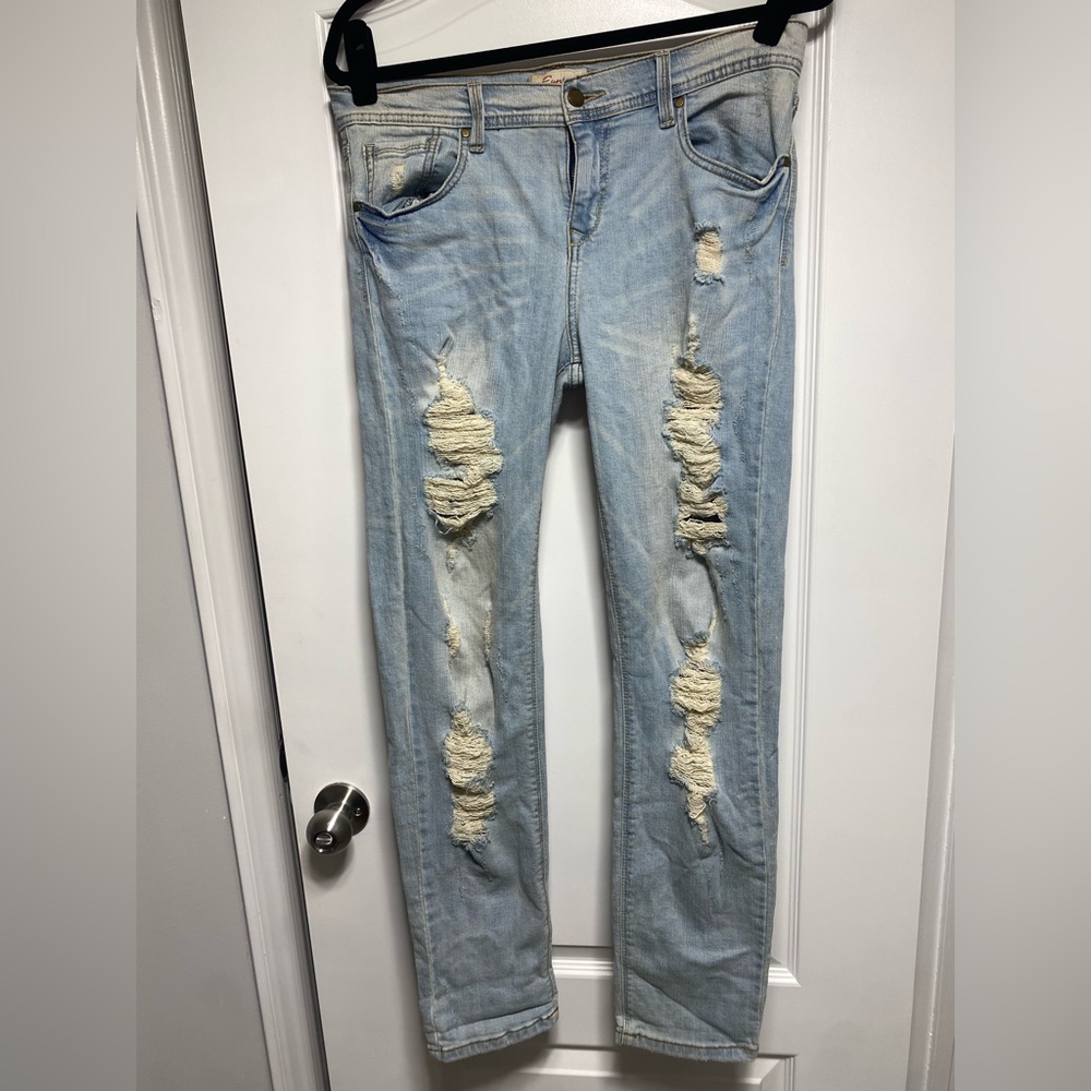 Size 13 distressed jeans